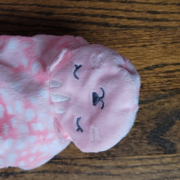 Carter's Girl Baby Pink Sz.6mo Zipped Warm Fuzzy Bunny Easter Outwear Jumpsuit - Picture 2 of 12